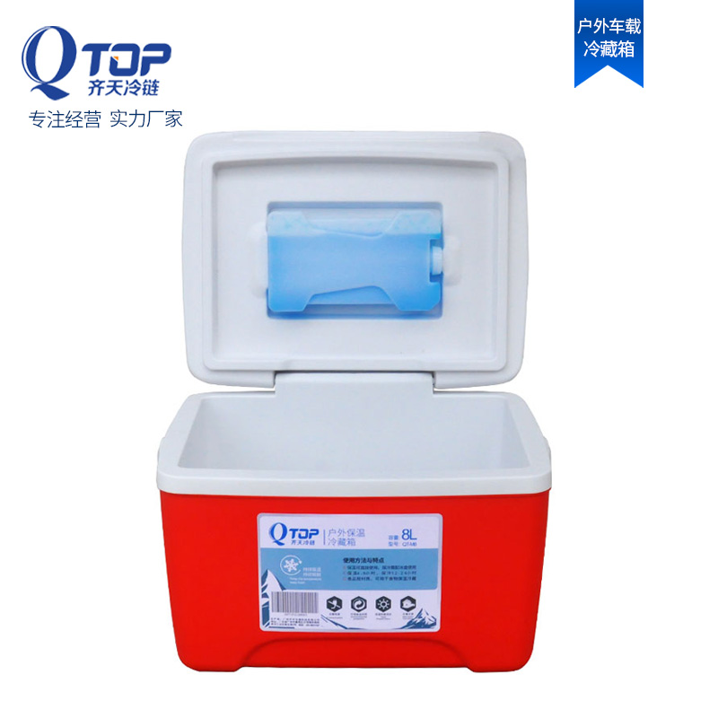 QTOP厂家直销 户外车载便携式8L保温箱冷藏箱